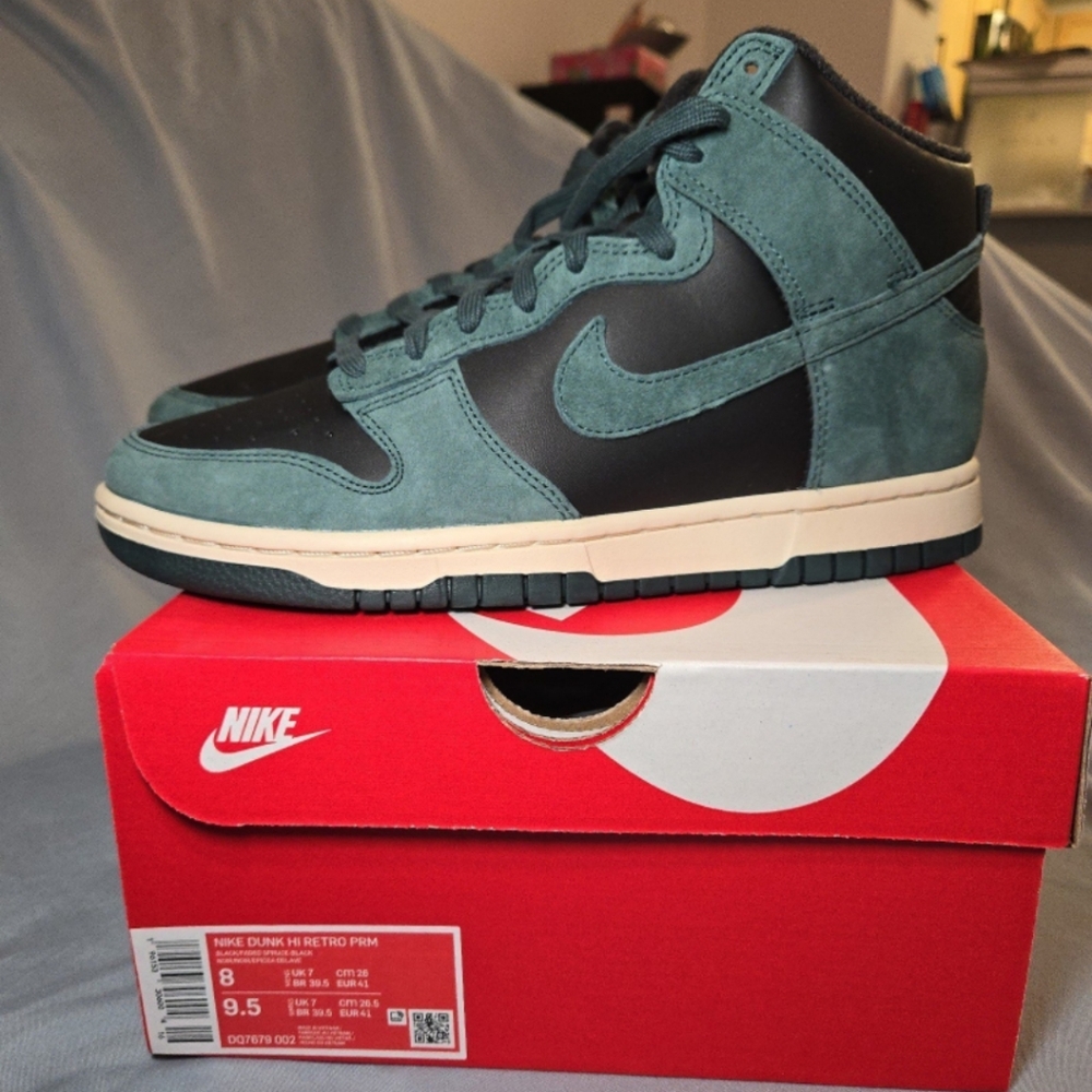 Nike Dunk Hi Retro Premium Faded Spruce